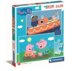 Peppa Pig Puzzle 2X20 Pièces Supercolor