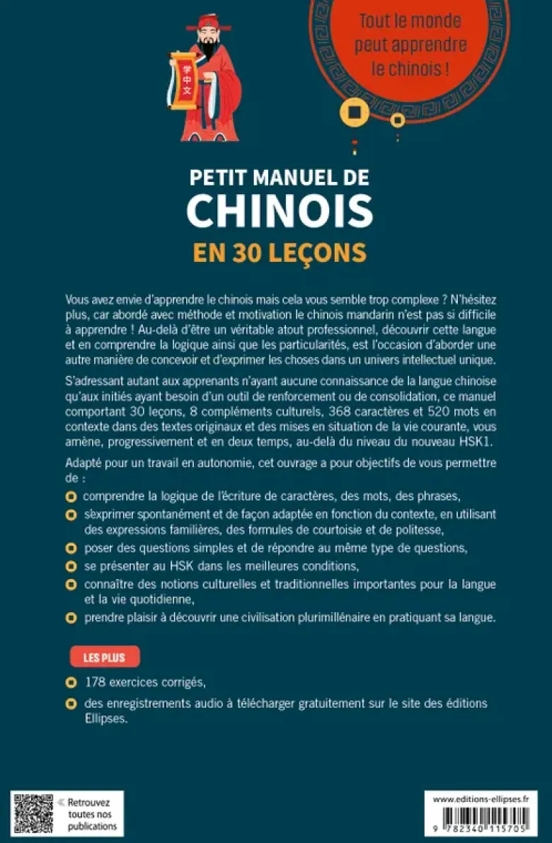 Petit manuel de chinois en 30 leçons.