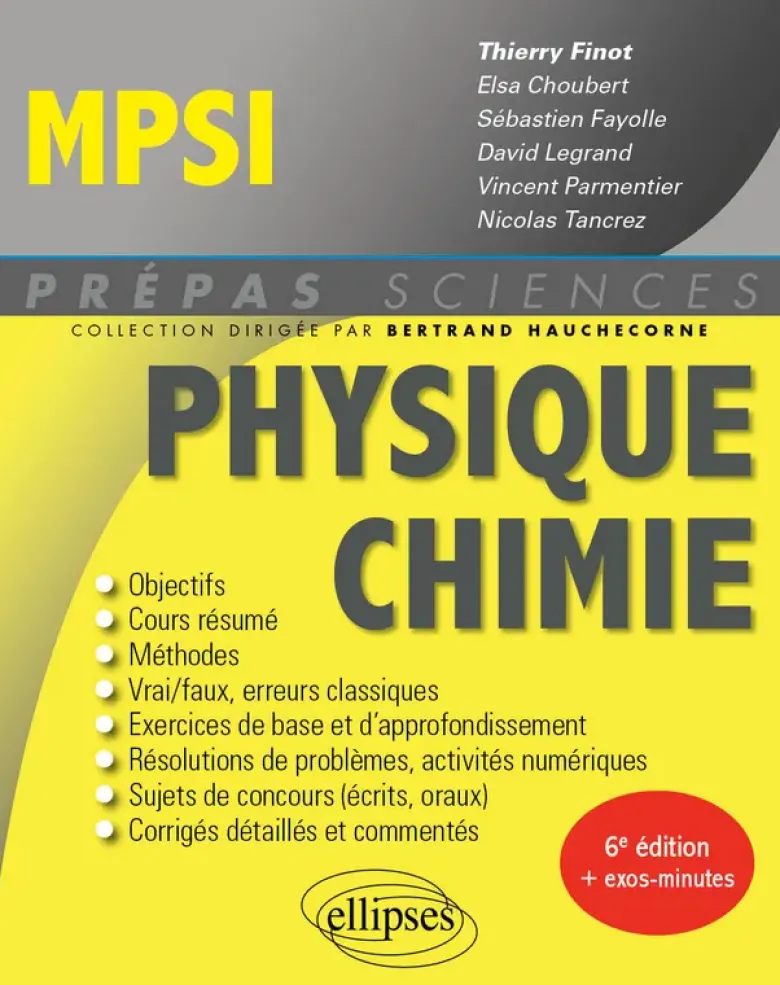 Physique-Chimie MPSI
