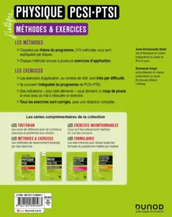 Physique Méthodes et exercices PCSI - PTSI - 5e éd.