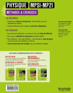 Physique Méthodes et Exercices MPSI-MP2I - 4e éd.