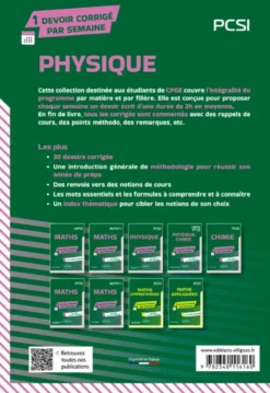 Physique. PCSI