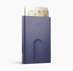Porte-cartes bleu navy