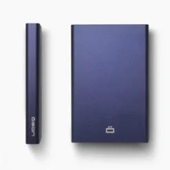 Porte-cartes bleu navy