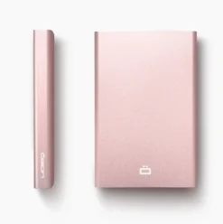 Porte-cartes rose