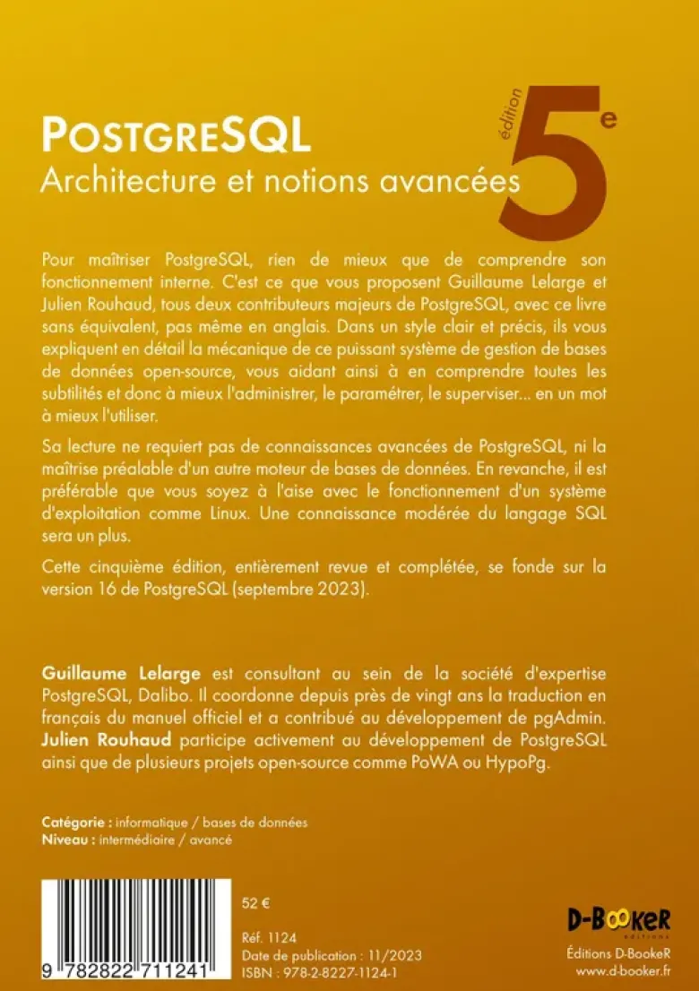 PostgreSQL - Architecture et notions avancées