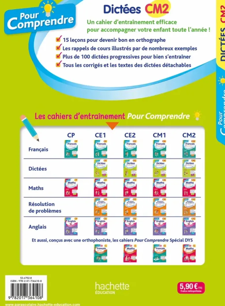 Pour Comprendre Dictées CM2