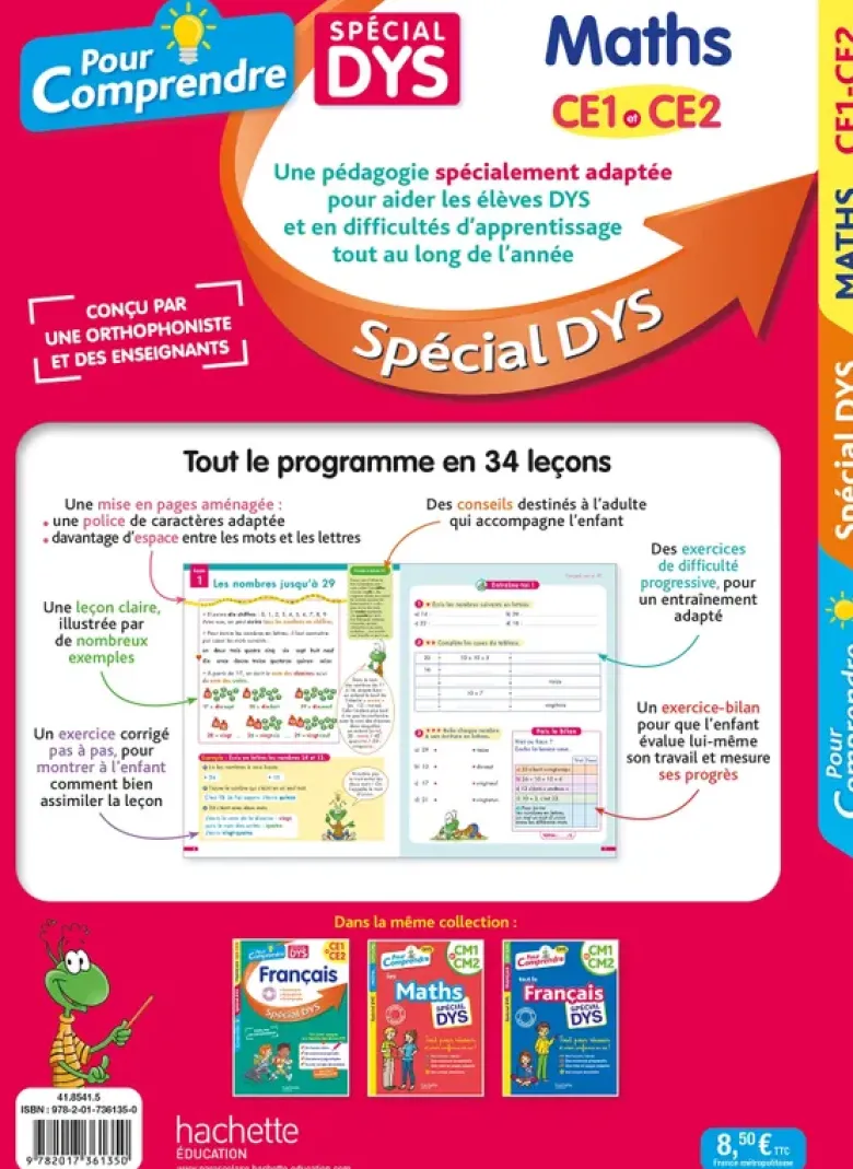 Pour comprendre DYS Maths CE1 - CE2