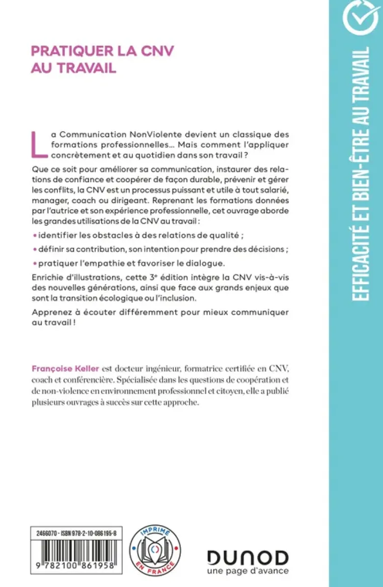 Pratiquer la CNV au travail -3e éd.
