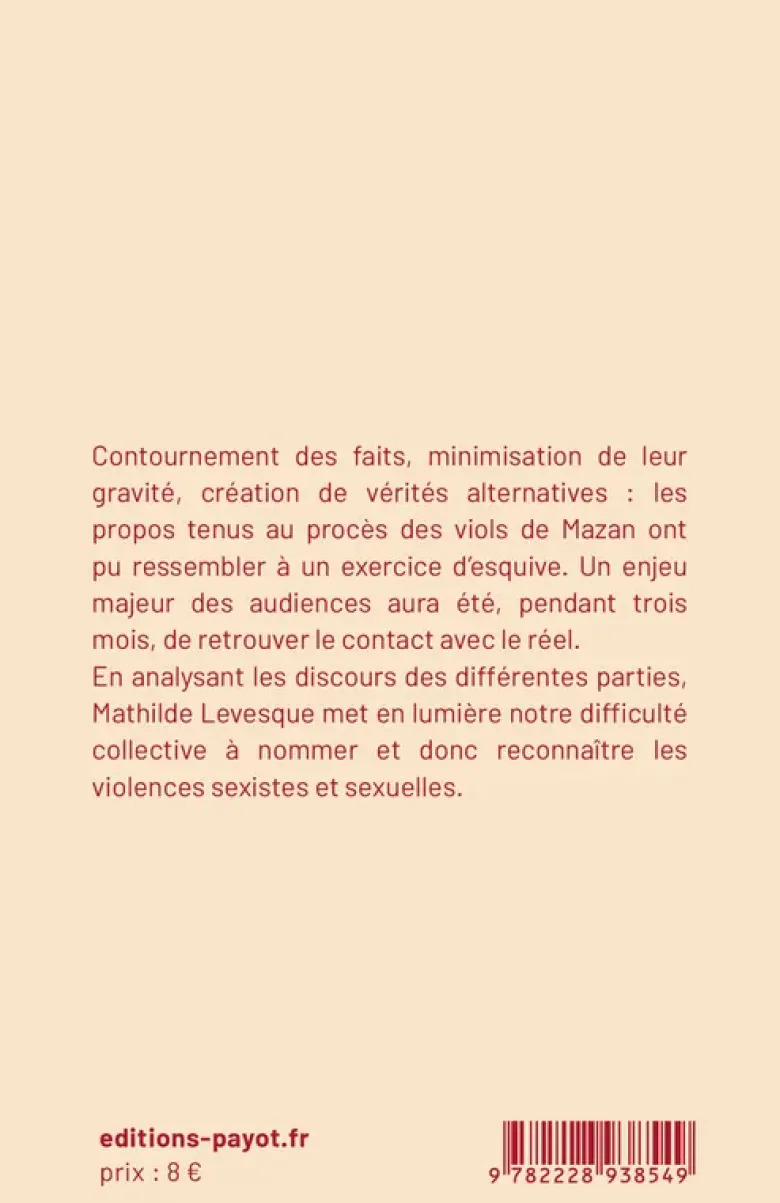 Procès Mazan : Une résistance à dire le viol