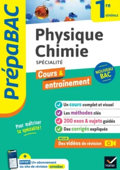 Prépabac - Physique-chimie 1re générale (spécialité)