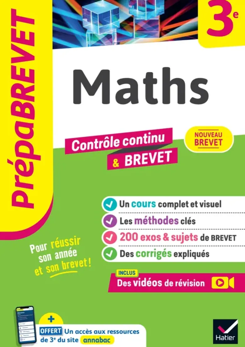 Prépabrevet - Maths 3e - Brevet 2027