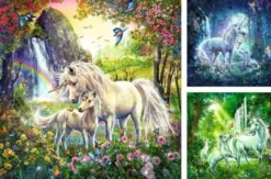 Puzzle Belles Licornes 3x49 Pièces