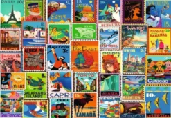 Puzzle Bien être Timbres 200 pièces XL