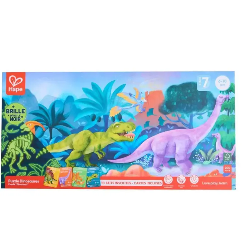 Puzzle Dinosaures 200 Pièces