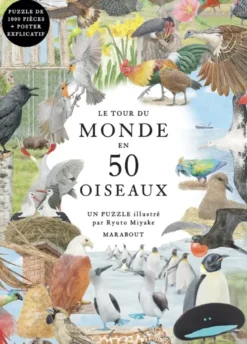 Puzzle Le tour du monde en 50 oiseaux