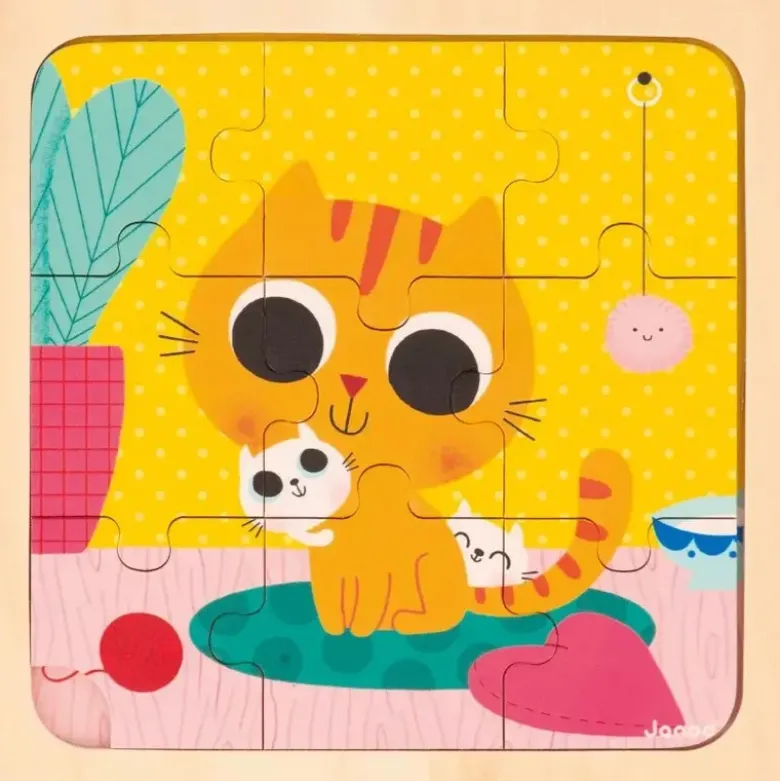 Puzzle 9 pcs - Chat Peanut