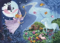 Puzzle 36 pcs - La fée et la licorne