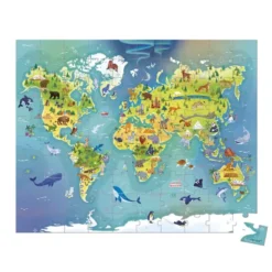 Puzzle 100 pcs - Monde