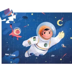 Puzzle 36 pcs - Un astronaute dans la lune