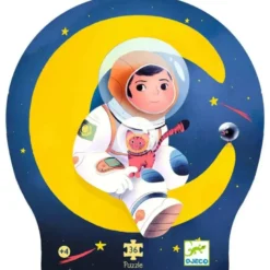 Puzzle 36 pcs - Un astronaute dans la lune