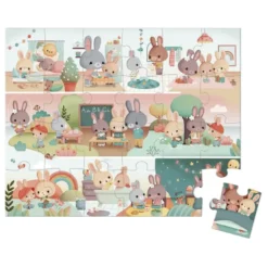 Puzzle 24 pcs - Une journée