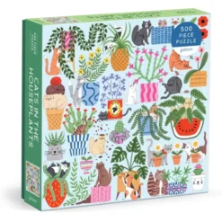 Puzzle 500 Pièces Cats in the Houseplant 500 Pièces