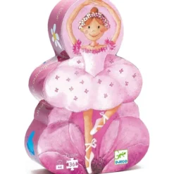 Puzzle 36 pièces - La ballerine à la fleur