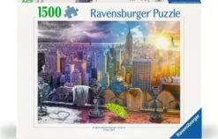 Puzzle 1500 pièces - Les saisons à New York