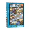 puzzle poster vintage phare