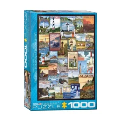 puzzle poster vintage phare