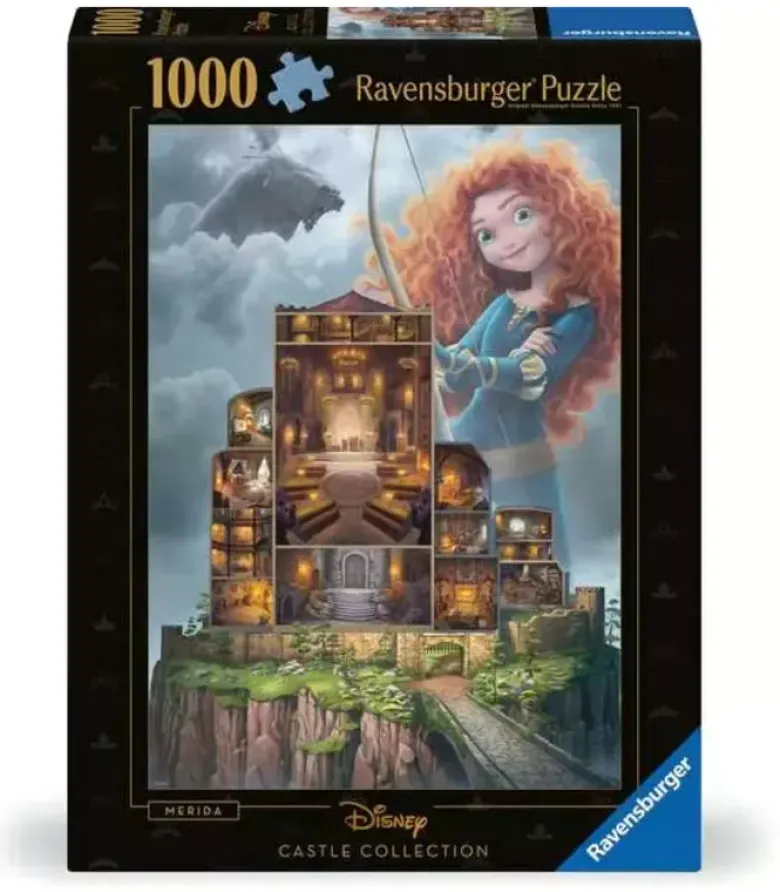 Puzzle Rebelle Château Disney 1000 Pièces