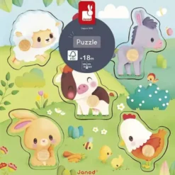Puzzle Tactile - Ferme