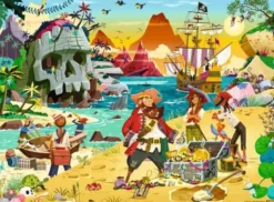 Puzzle trésor Pirates 100 Pièces XXL