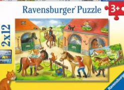 Puzzle Vacances Centre-Equestre 2x12 Pièces