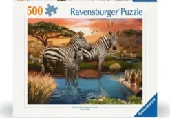 Puzzle Zèbre Plan d'eau 500 pièces