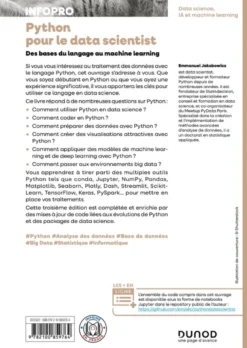 Python pour le data scientist - 3e éd.