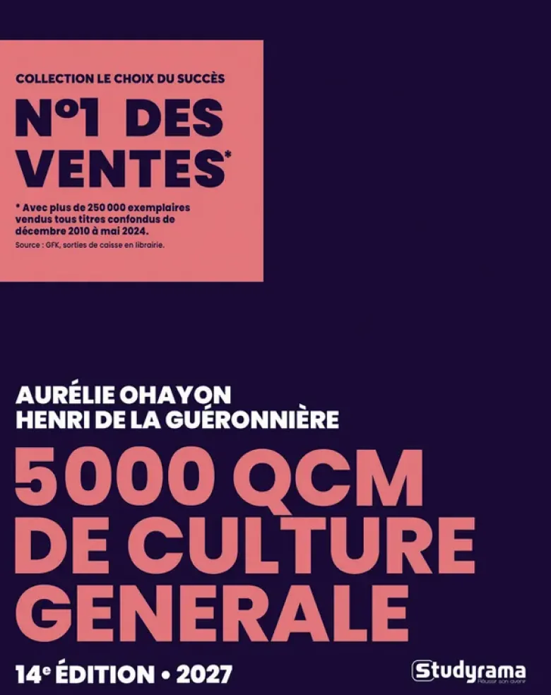 5000 QCM de culture générale 2027
