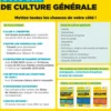 5000 QCM de culture générale - Concours et examens 2026-2027