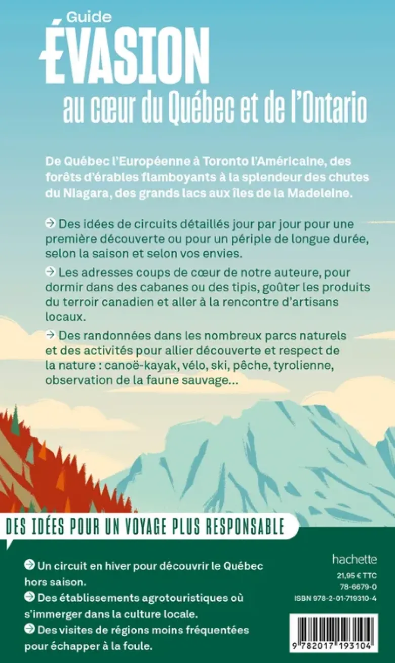 Québec et Ontario Guide Evasion