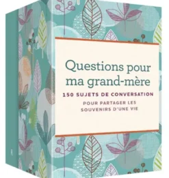 Questions pour ma grand-mère-coffret - 150 sujets de conversation pour garder les souvenirs d'une vie