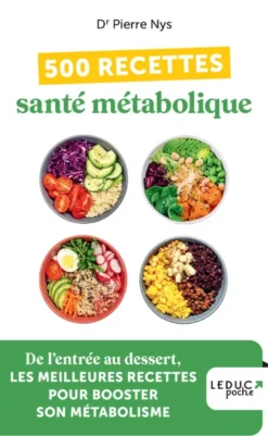 500 recettes santé métabolique