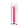 3 Recharges Stylo à Encre Gel rose