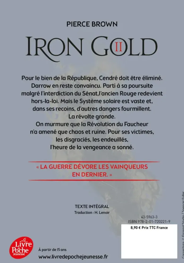 Red Rising - Livre 4 - Iron Gold - Partie 2