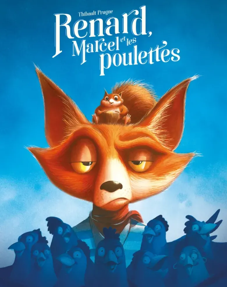 Renard, Marcel et les poulettes