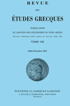 Revue des études grecques