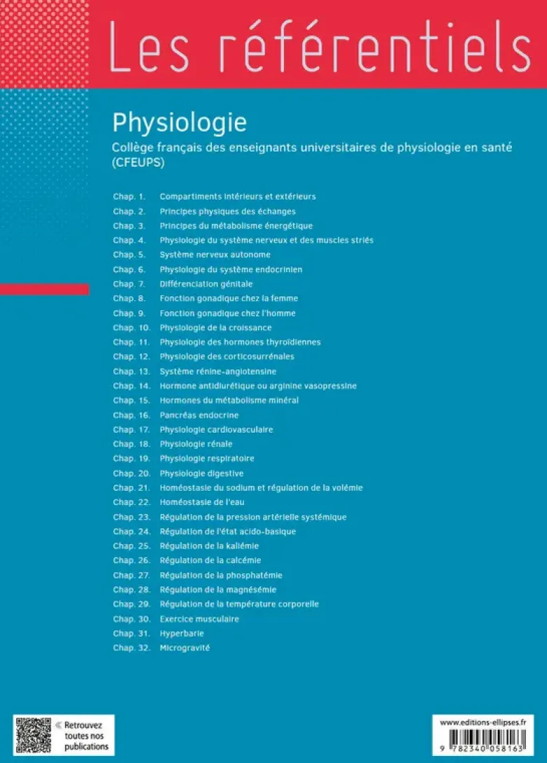 Référentiel de physiologie