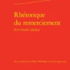 Rhétorique du remerciement