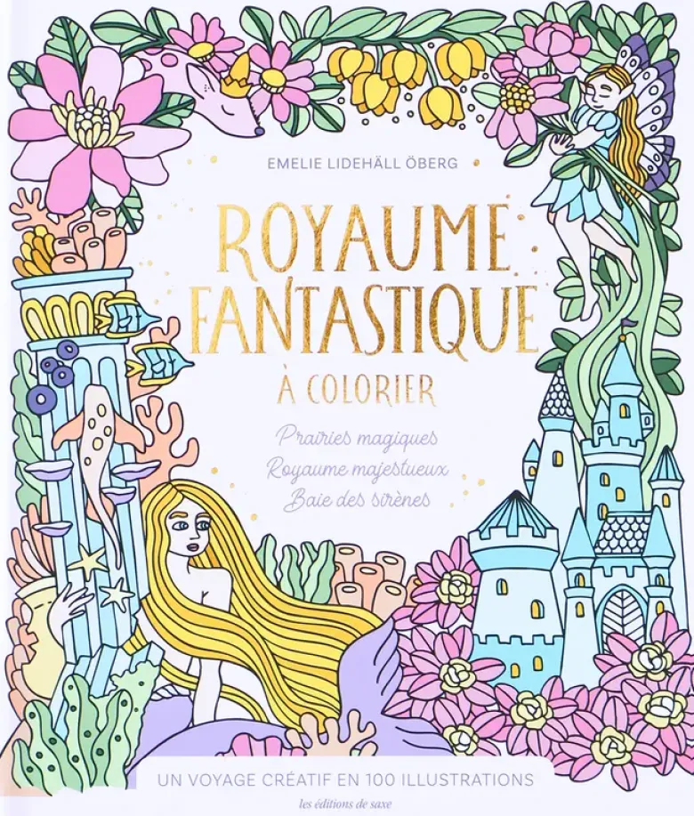 Royaume fantastique à colorier