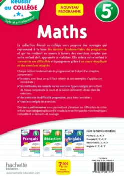 Réussir au collège - Maths 5e